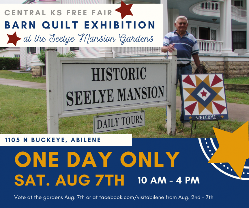 CKFF-Barn-Quilt-Exhibition-Seelye-Mansion-Abilene,KS