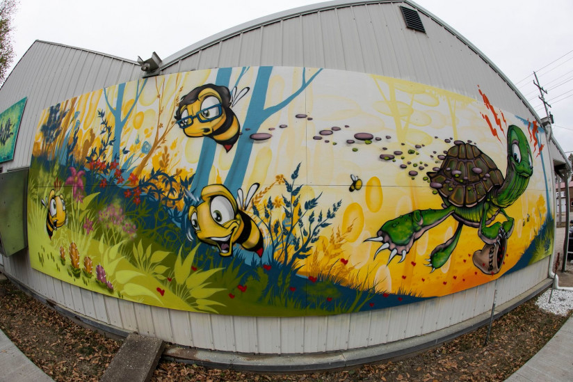 Cedar-House-Greenhouse-Mural-Abilene,KS